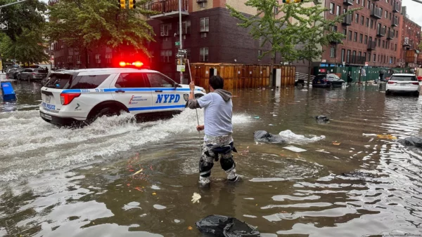 Inundaciones en EEUU por tormenta.