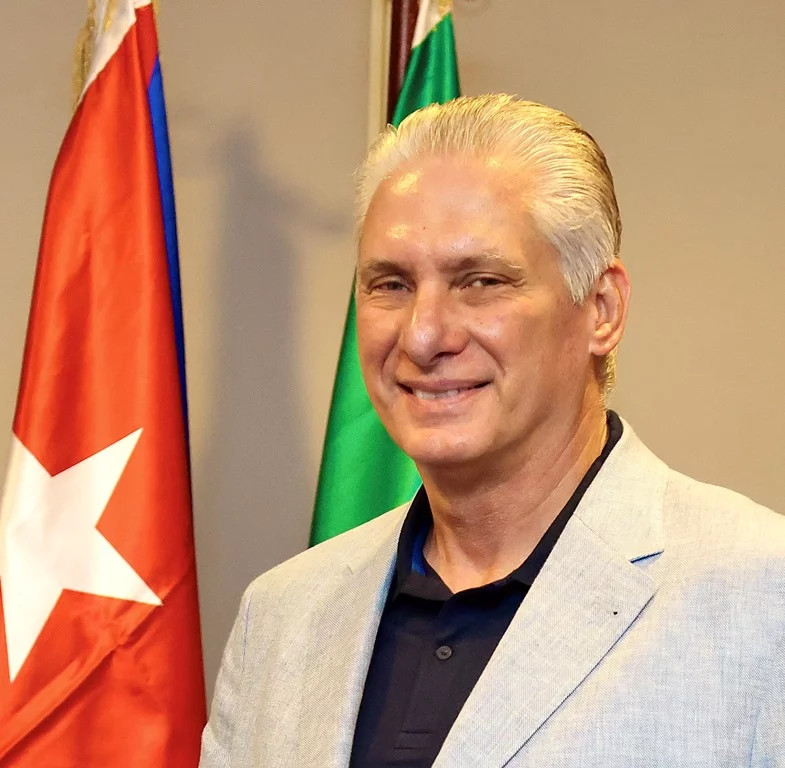 El presidente cubano, Miguel Díaz-Canel, hace alerta. El presidente cubano, Miguel Díaz-Canel, hace alerta.