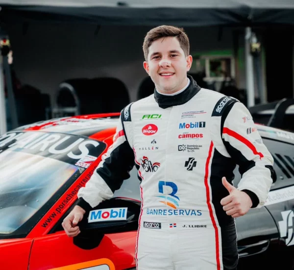 El piloto Jimmy Llibre, correrá en EU esta semana.