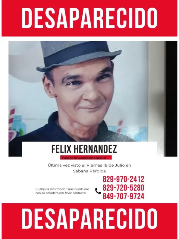 Desaparecido- Félix José Hernández Santana