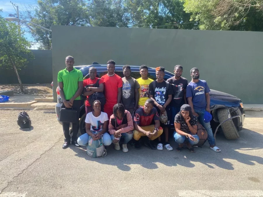 Haitianos detenidos en Valverde Haitianos detenidos en Valverde