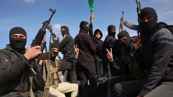 Miembros del grupo Hamás