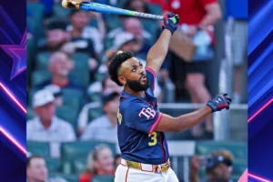 Junior Caminero montó un espectáculo en el Home Run Derby