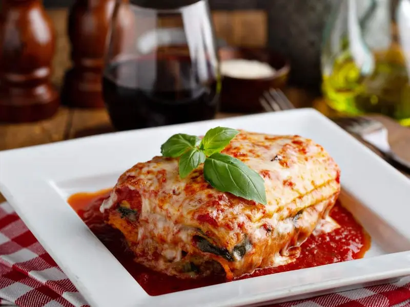 Lasaña italiana
