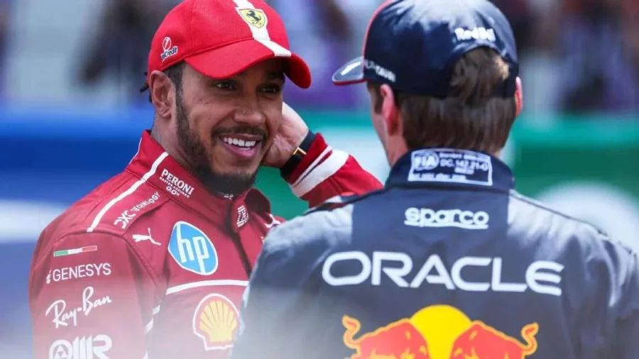 Lewis Hamilton y Max Verstappen Lewis Hamilton y Max Verstappen