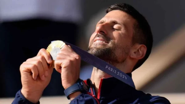 Novak Djokovic-Medalla de oro París 2024,