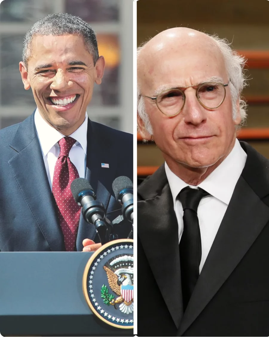 Obama y Larry David Obama y Larry David