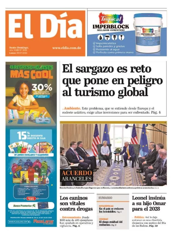 Portada impresa 28-07-2025