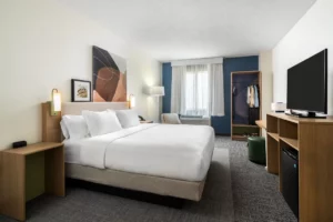Spark by Hilton Guest Room King.