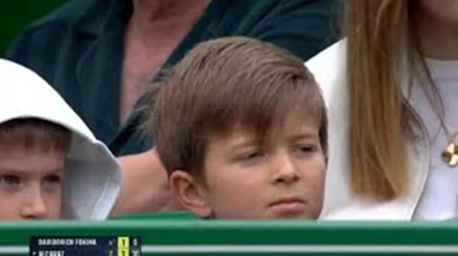 Stefan Djokovic espectador de lujo en Wimbledon Stefan Djokovic espectador de lujo en Wimbledon