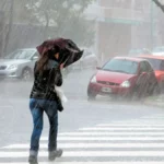 Vaguada provocará fuertes aguaceros y tormentas eléctricas este sábado