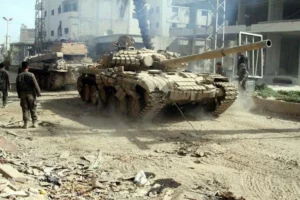 Tanques de las fuerzas militares sirias