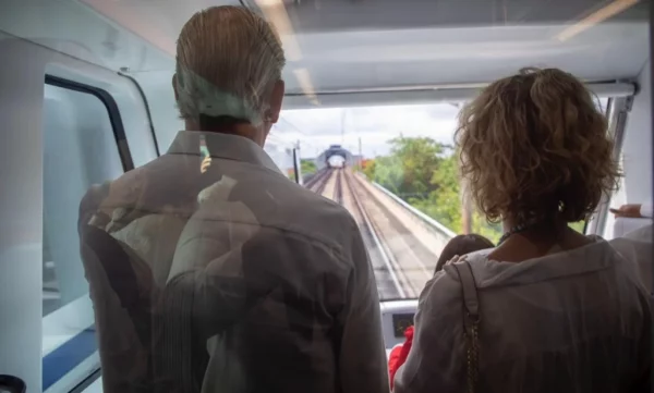 El presidente Luis Abinader   inaugura ampliación y pasillo de interconexión peatonal  del Metro de Santo Domingo.