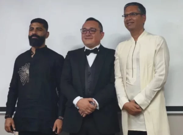 Subin George,  Wilson Calderón y Rajesh Ganesan participaron en actividad en Colombia.