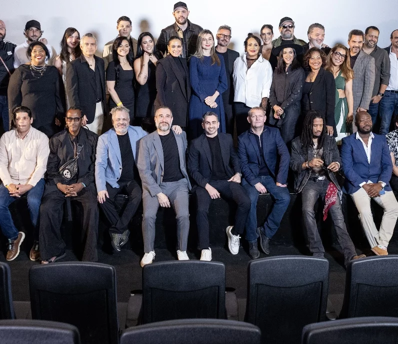 Parte del elenco de la película dominicana. Parte del elenco de la película dominicana.