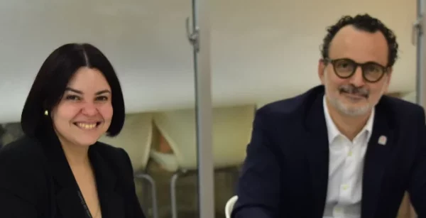 Ana Mariel Rosario y Mario de Ferrari.