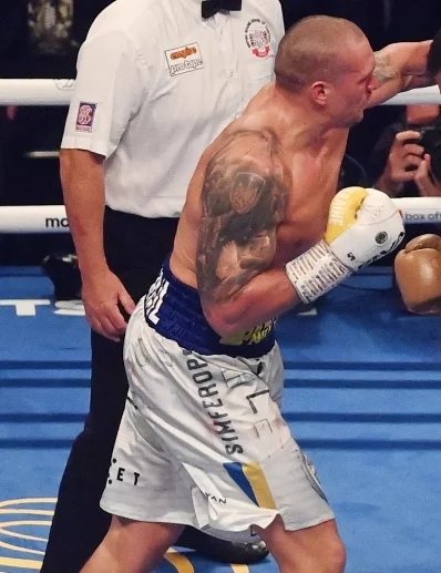 El ucraniano Oleksandr Usyk, en su última confrontación.