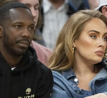 Adele y su esposo Rich Paul. Adele y su esposo Rich Paul.