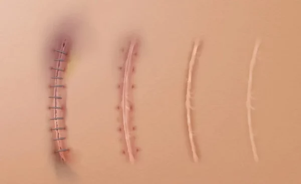 La cicatrización es un proceso que puede durar entre 6 meses y un año.