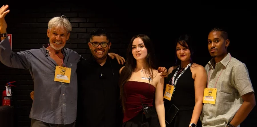 Antonio Rodríguez, Fernando Sánchez, Gabriella Keizel, Franchesca Jiménez y Radhy Paniagua. Antonio Rodríguez, Fernando Sánchez, Gabriella Keizel, Franchesca Jiménez y Radhy Paniagua.