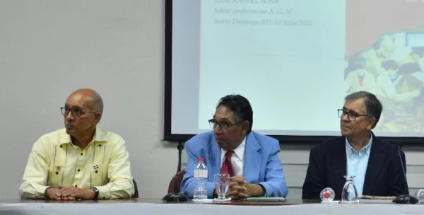 José Rafael Sosa, Aquiles Julián e Ildefonso Álvarez.