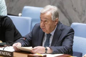 Antonio Guterres secretario general de la ONU.