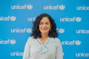 Anyoli Sanabria, representante interina de UNICEF en el país