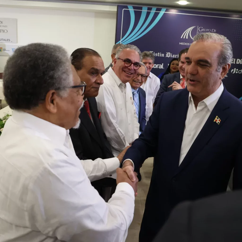 Bienvenido Álvarez, Luis Abinader, Miguel Franjul y Roberto Cavada