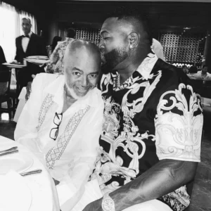 David Ortiz junto a su padre Leo Ortiz