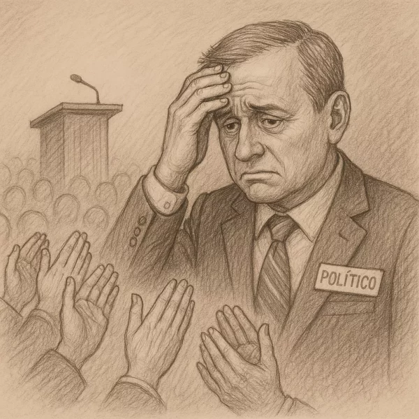 El político teme que sus acciones sean olvidadas.