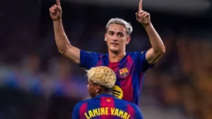 Gavi marcó el primer gol de Barcelona en el amistoso ante Daegu