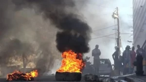Quema de gomas en Haití