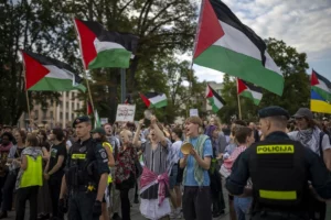 Israelíes marcharon en favor de Gaza