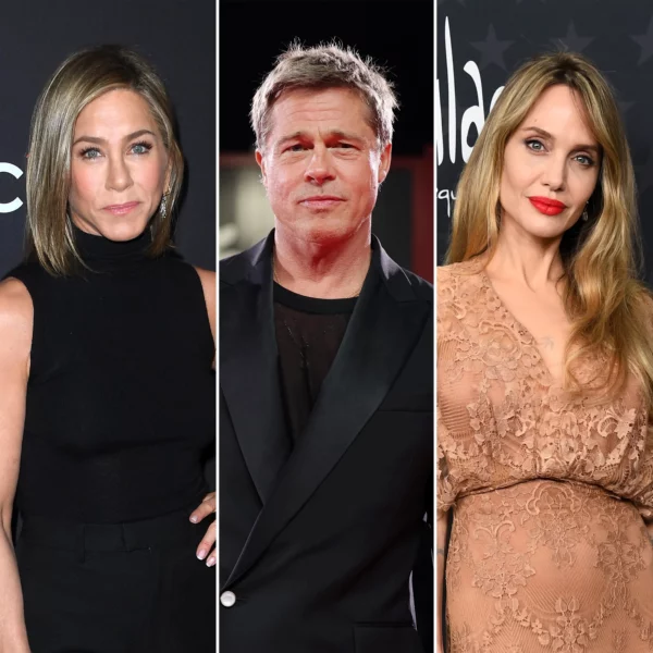 Jennifer Aniston- Angelina Jolie-Brad Pit