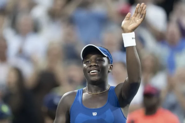 La adolescente canadiense Victoria Mboko