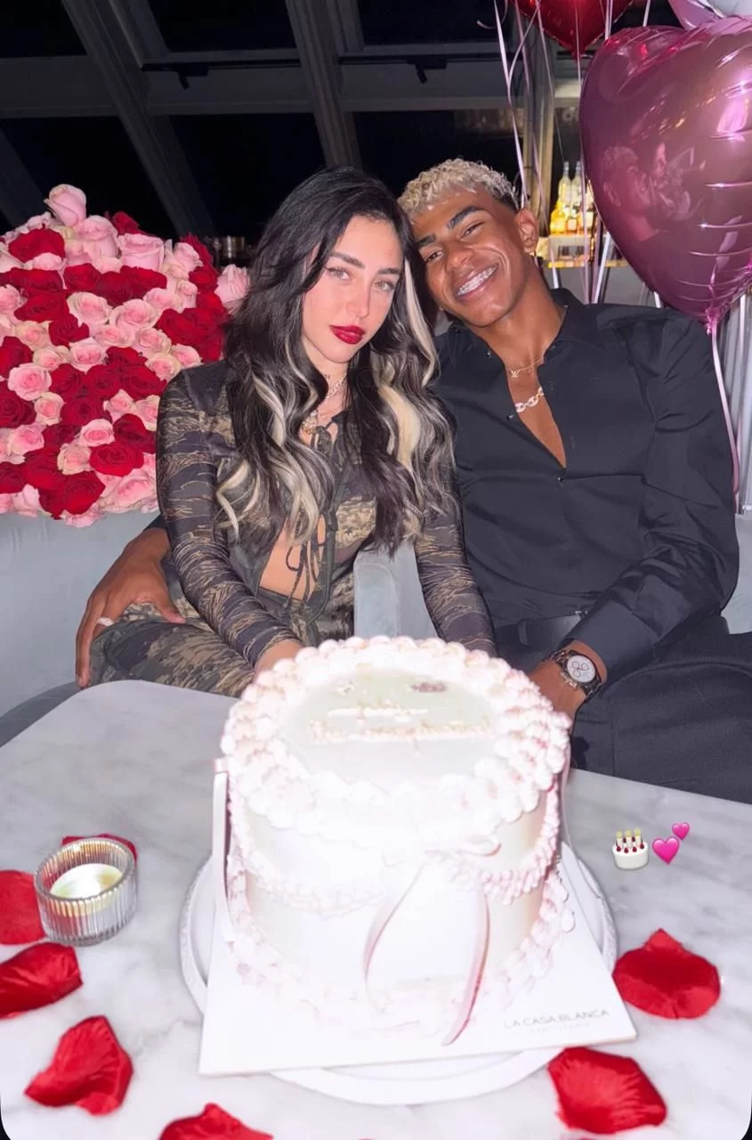 Lamine Yamal y Nicki Nicole