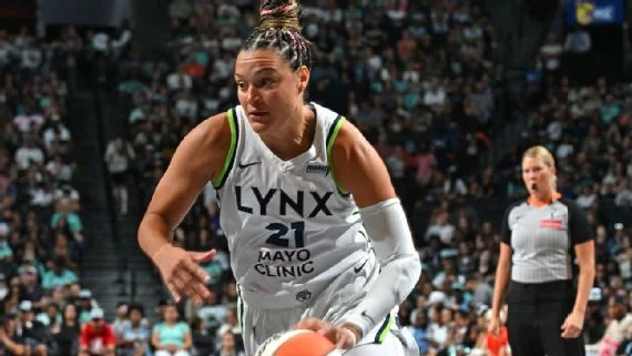 Minnesota venció a New York en una reedición de lo que fue las WNBA Finals del 2024,