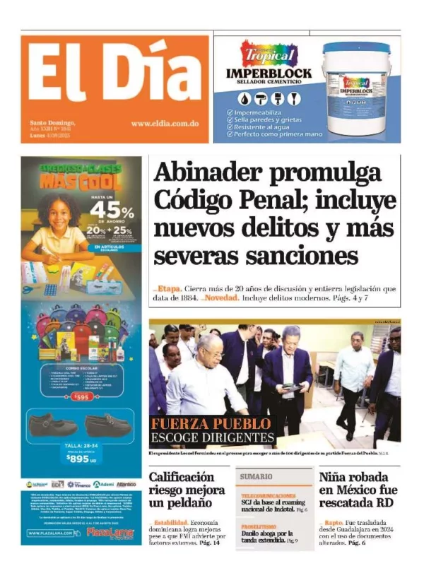 Portada impresa 04-08-2025