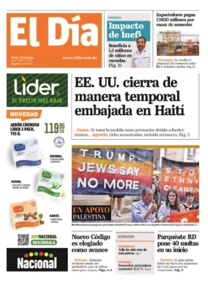Portada Edición impresa 05 de agosto 2025