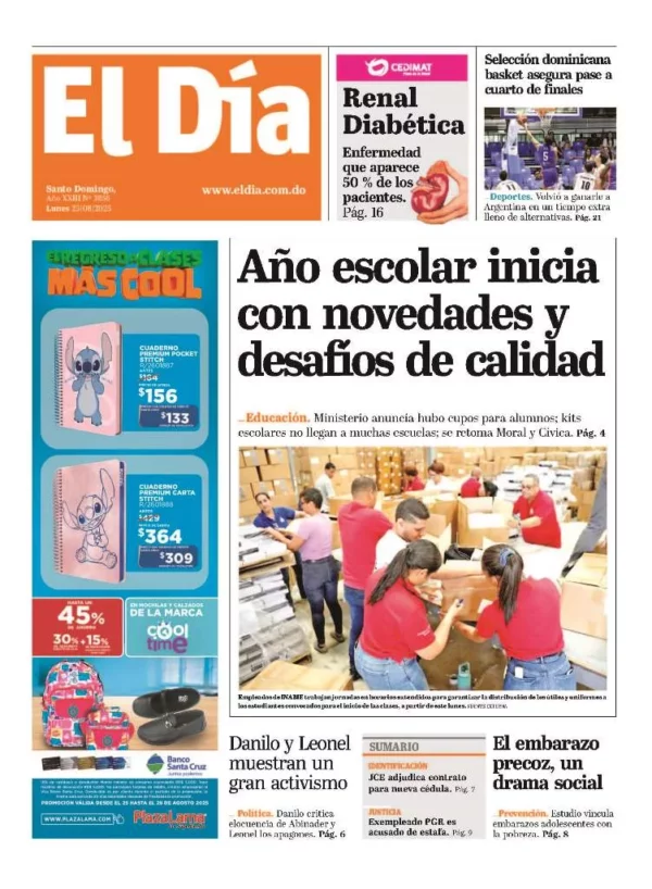 Portada impresa 25-08-2025