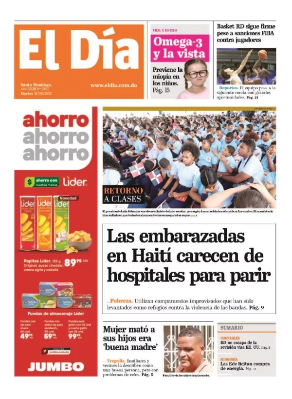 Portada impresa 26-08-2025