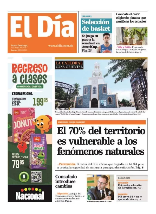 Portada impresa 28-08-2025