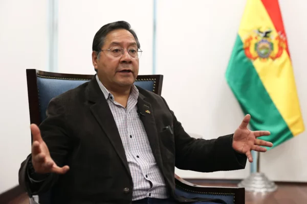 Luis Arce, presidente de Bolivia.