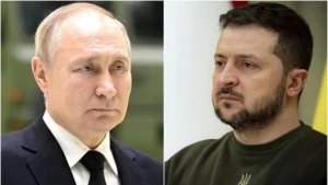 Putin y Zelenski