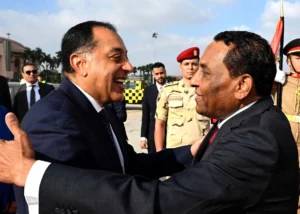 Lideres de Sudán y Egipto