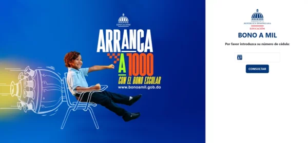 Bono a mil por la educación