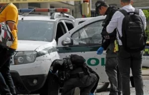 Policías heridos en Colombia