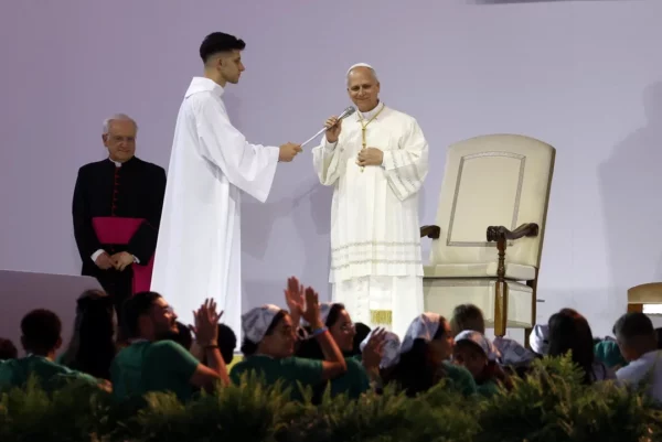 El papá León XIV en el jubileo de jóvenes