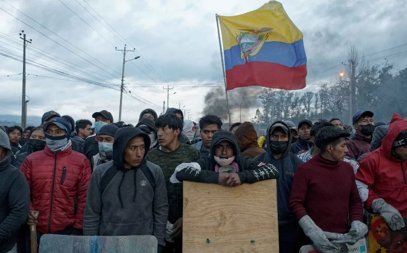 La  Confederación de  Indígenas mantiene protestas en el país.