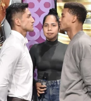 El 2cara a cara”, entre Rivera y el mexicano Néstor Luna.